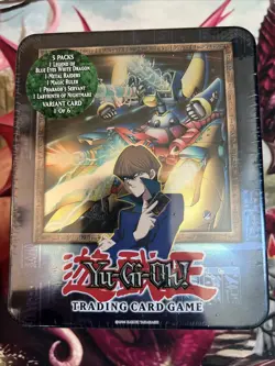 Yugioh 2003 Kaiba XYZ-Dragon Cannon Sealed Collector Tin - Image 1