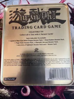 Yugioh 2003 Kaiba XYZ-Dragon Cannon Sealed Collector Tin - Image 2