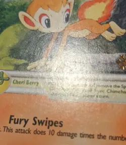 Pokemon TCG Chimchar 57/100 English Countdown Calendar Snowflake Promo 2008 - Image 4
