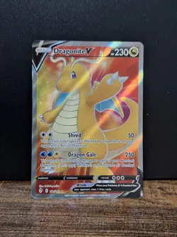 Pokemon SWSH Evolving Skies Dragonite V (Full Art) 191/203 Ultra Rare -NEAR MINT - Image 1