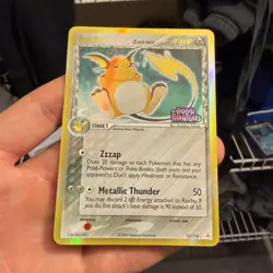 Pokemon TCG Raichu 15/110 Holon Phantoms Delta Species Reverse Holo 70 HP - Image 1