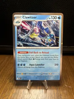 Pokemon Mega Evolution #38/132 Clawitzer Cosmos Holo - Image 1