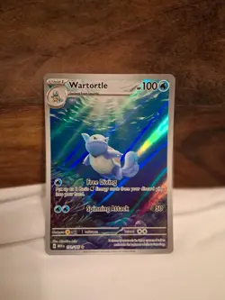 Wartortle 171/165 Illustration Rare Holo Full Art SV 151 English 2023 Arita - Image 2