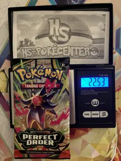 VERY HEAVY! 🔥22.53g Pokemon TCG Perfect Order Booster Pack Factory Sealed ✅ - Image 1