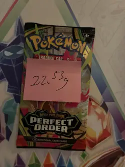 VERY HEAVY! 🔥22.53g Pokemon TCG Perfect Order Booster Pack Factory Sealed ✅ - Image 2