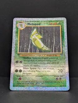 Metapod 54/110 Legendary Collection Reverse Holo Rare Pokemon TCG Nintendo MP+ - Image 3