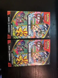 Chaos Rising 2X Pokemon Booster Bundle Lot of 2 x 6-packs IN-HAND READY - Image 1
