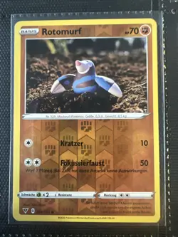 Rotomurf Drilbur Farbenschock Vivid Voltage 91/185 Reverse Holo Pokemon Poke - Image 1