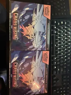 Pokemon Chaos Rising Elite Trainer Box Factory Sealed ETB Lots Of 2 - Image 1