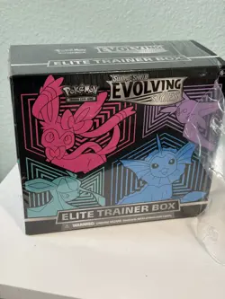 Pokemon Evolving Skies Elite Trainer Box (ETB) Just No Packs Sylveon Espeon - Image 1