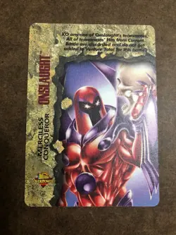 Onslaught : Merciless Conqueror Special Card - OverPower Promo - Marvel 1996 - Image 1