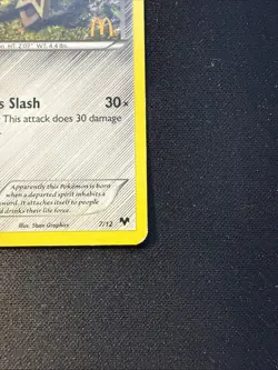 Pokemon TCG Card McDonald's Promo 2014 - Honedge 7/12 Holo - Image 5
