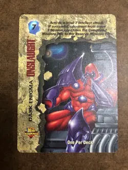 Onslaught : Dark Enigma Special Card - OverPower Promo - Marvel 1996 - Image 1