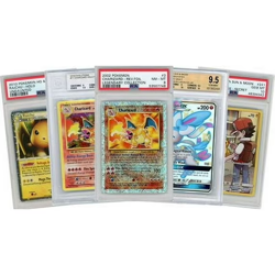 Graded Pokemon Card Mystery Slab Lot - 1 Random EX/V/VMAX/Full Art Illustration - Image 1