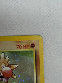 Pokemon TCG Hitmonchan Holo Rare Card Base Set 2, Card 8/130 - Image 3