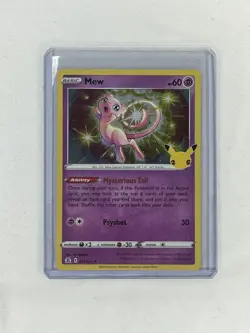 Mew 011/025 Holo Rare Celebrations Pokemon Card - NM Near Mint - Image 1