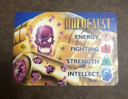 Holocaust Character Card - OverPower Onslaught Promo - Marvel 1996 - Image 1