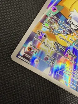 Jirachi Full Art Promo XY67a Alternate Art Pokemon Card Near Mint NM - Image 5
