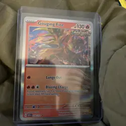 Pokemon TCG Gouging Fire 038/191 Sv08: Surging Sparks Holo Card Collectible - Image 1