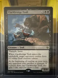 MTG Clackbridge Troll Throne of Eldraine 084/269 Regular Rare - Image 1