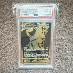 Pokemon Ice Rider Calyrex VMAX Secret Rare PSA 10 TG29 Astral Radiance - Image 1