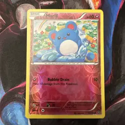 Marill 76/114 Common Steam Siege Pokemon Reverse Holo NM - Image 1