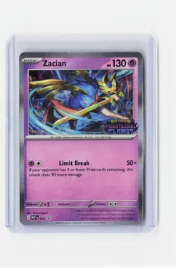 2025 Pokemon—Zacian #015 Phantasmal Flames—Black Star Promo Holo - Image 1