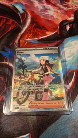 The Pokemon Company Dawn 129/094 Trainer-Supporter Full Art Holo Ultra Rare 🔥 - Image 2