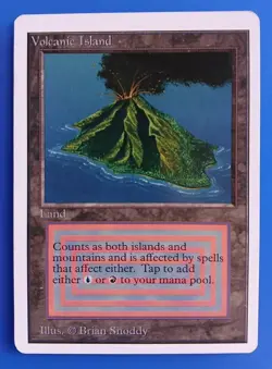 Volcanic Island - Unlimited MTG - NM Front, LP back - Reserve List - Image 1
