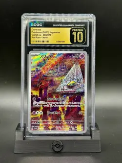 CGC Pristine 10 Drowzee 086/078 SV1V Violet ex Art Rare Holo Japanese 2023 - Image 1