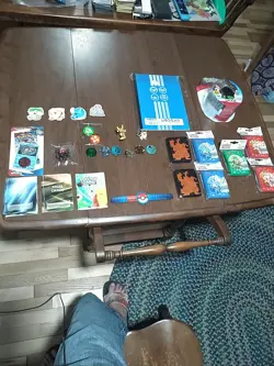 Pokemon Accessories Lot! Sleeves, Coin, Pin, Figure, Notebook, Bracelet & More! - Image 1