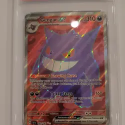 Pokemon Gengar ex 193/162 SV05 Temporal Forces Ultra Rare Holo PSA Graded Card - Image 1