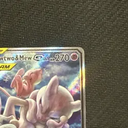 2019 Pokemon SM Black Star Promo Mewtwo & Mew GX #SM191 Full Art - NM/M - Image 3