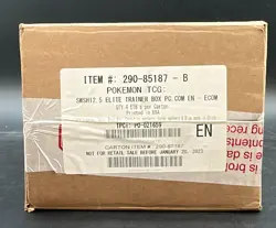 Pokemon Center SWSH12.5 Crown Zenith Elite Trainer Box Plus Case SEALED - Image 1