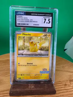 Pikachu #214 (Pokemon Black Star Promo) Grade 7.5 Near Mint + - Image 1