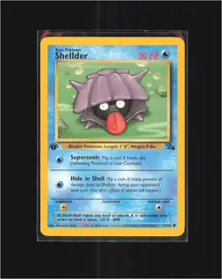 Shellder 54/62 Common Fossil Pokemon Near Mint - Image 1