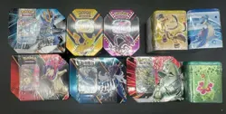 Pokemon TCG Sealed Tin Assorted Lot (6) SWSH Tins (3) Stacking Tins NEW - Image 1
