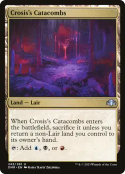 MTG Crosis's Catacombs [Dominaria Remastered] Foil Near Mint Magic - Image 1