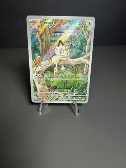 Pokemon TCG Meowth 106/094 Phantasmal Fates Illustration Rare Full Art Holo NM - Image 1
