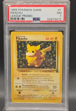 Pokemon TCG Pikachu Pokemon Promos SM04 Holo Promo Promo psa 7 - Image 1
