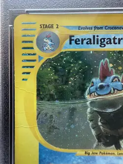 Pokemon Feraligatr 12/165 2002 Expedition Holo Rare PSA 3 - Image 3