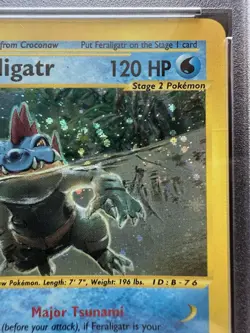 Pokemon Feraligatr 12/165 2002 Expedition Holo Rare PSA 3 - Image 4