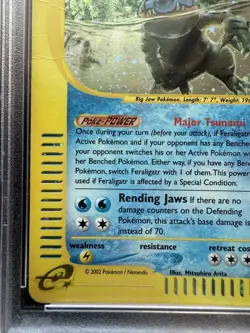 Pokemon Feraligatr 12/165 2002 Expedition Holo Rare PSA 3 - Image 5