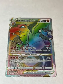 Charizard VSTAR 174/172 Rainbow Rare Brilliant Stars Pokemon Near Mint - Image 1