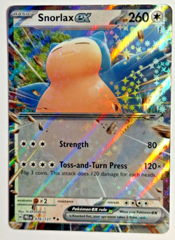 Snorlax ex 076/131 Holo SV: Prismatic Evolutions Pokemon NM/M PRE - Image 1