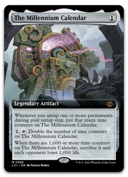 The Millennium Calendar (Extended Art) #388 LP Lost Caverns of Ixalan Magic MTG - Image 1
