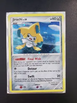 Pokemon TCG Jirachi Rising Rivals 7/111 Holo Foil - Image 1