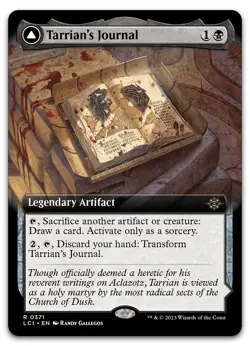 Tarrian's Journal (Extended Art) #371 (NM) Lost Caverns of Ixalan LCI Magic MTG - Image 1