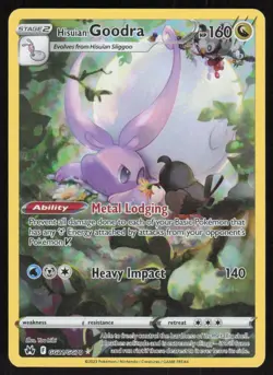 Hisuian Goodra GG21/GG70 Holo Crown Zenith Galarian Gallery Pokemon NM - Image 1