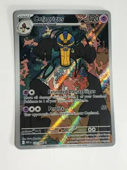 Pokemon TCG White Flare Alt Art Cofagrigus 123/086 Near Mint - Image 1